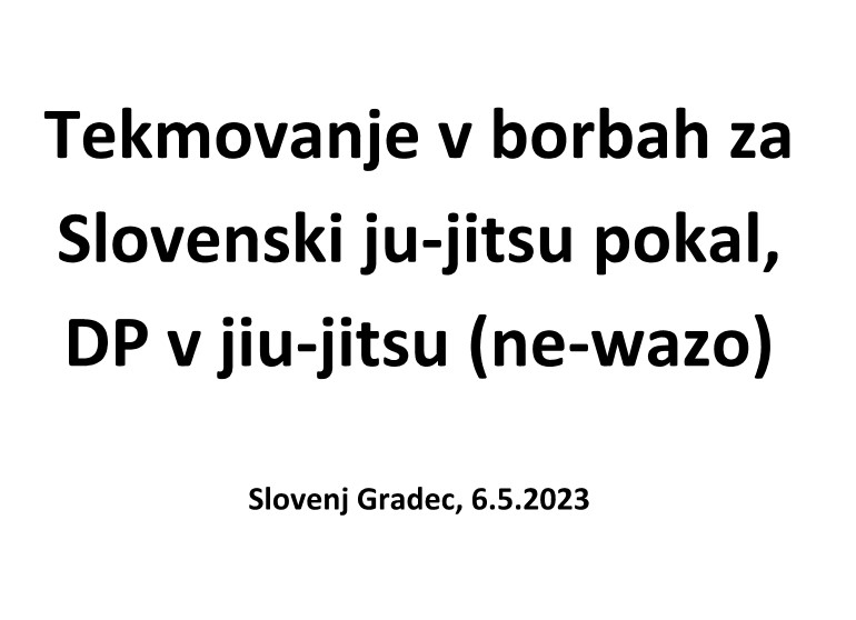 DP jiu jitsu Slovenj Gradec